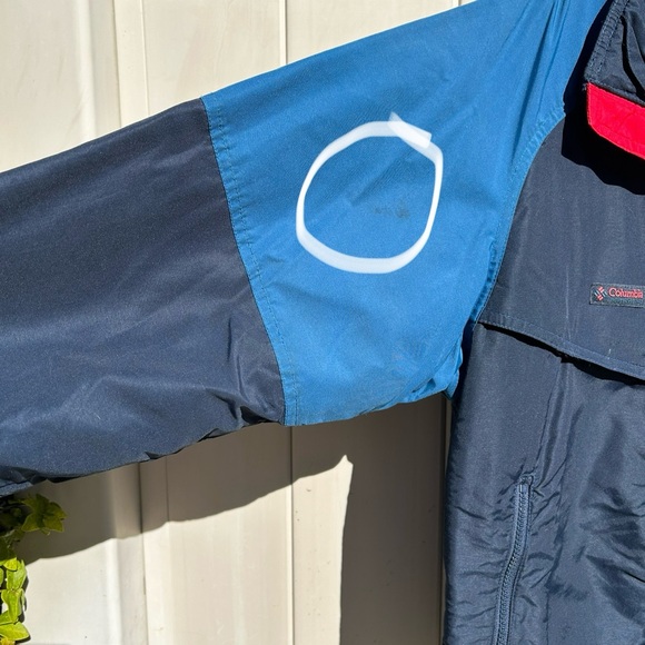 Vintage 90s COLUMBIA Jacket Size M Powder Keg Lightweight Windbreaker Mens Coat - Picture 9 of 9